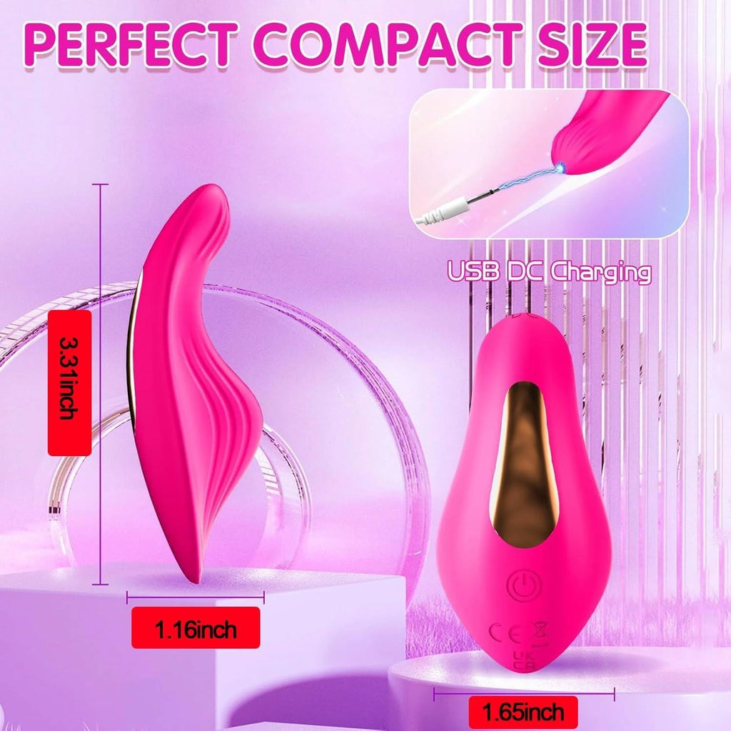 Amoura Clitoral & Vaginal Egg Vibrator, Wearable, App-Controlled, Women's, Medical-Grade Silicone, IPX6 Waterproof – long-distance remote vibrator
