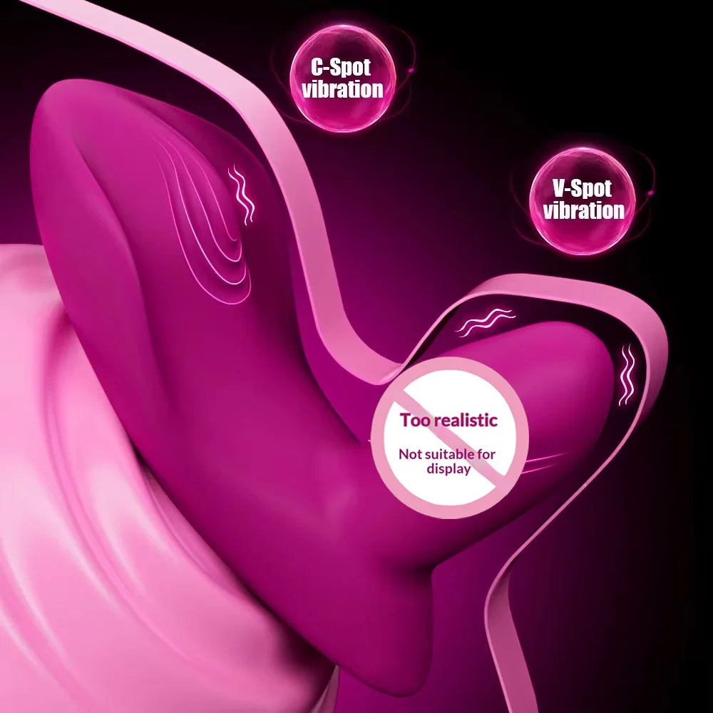 Amoura Clitoral & Vaginal Egg Vibrator, Personal Massager, Vibrating, Women's, App-Controlled, TPE, Waterproof – nine vibration modes