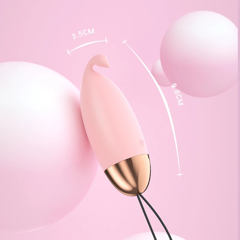 Amoura Clitoral & Nipple Vibrating Egg, Personal Massager, 10-Speed Vibrating, Women's, Silicone, Waterproof IPX7 – vibrating egg