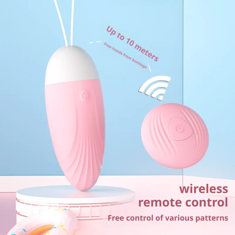 Amoura Clitoral & Vaginal Egg Vibrator, Personal Massager, Vibrating, Women's, Remote Control, Silicone, Waterproof – remote control vibrator