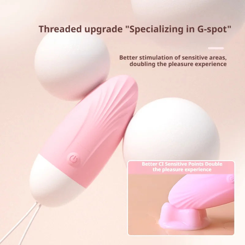Amoura Clitoral & Vaginal Egg Vibrator, Personal Massager, Vibrating, Women's, Remote Control, Silicone, Waterproof – vaginal vibrator