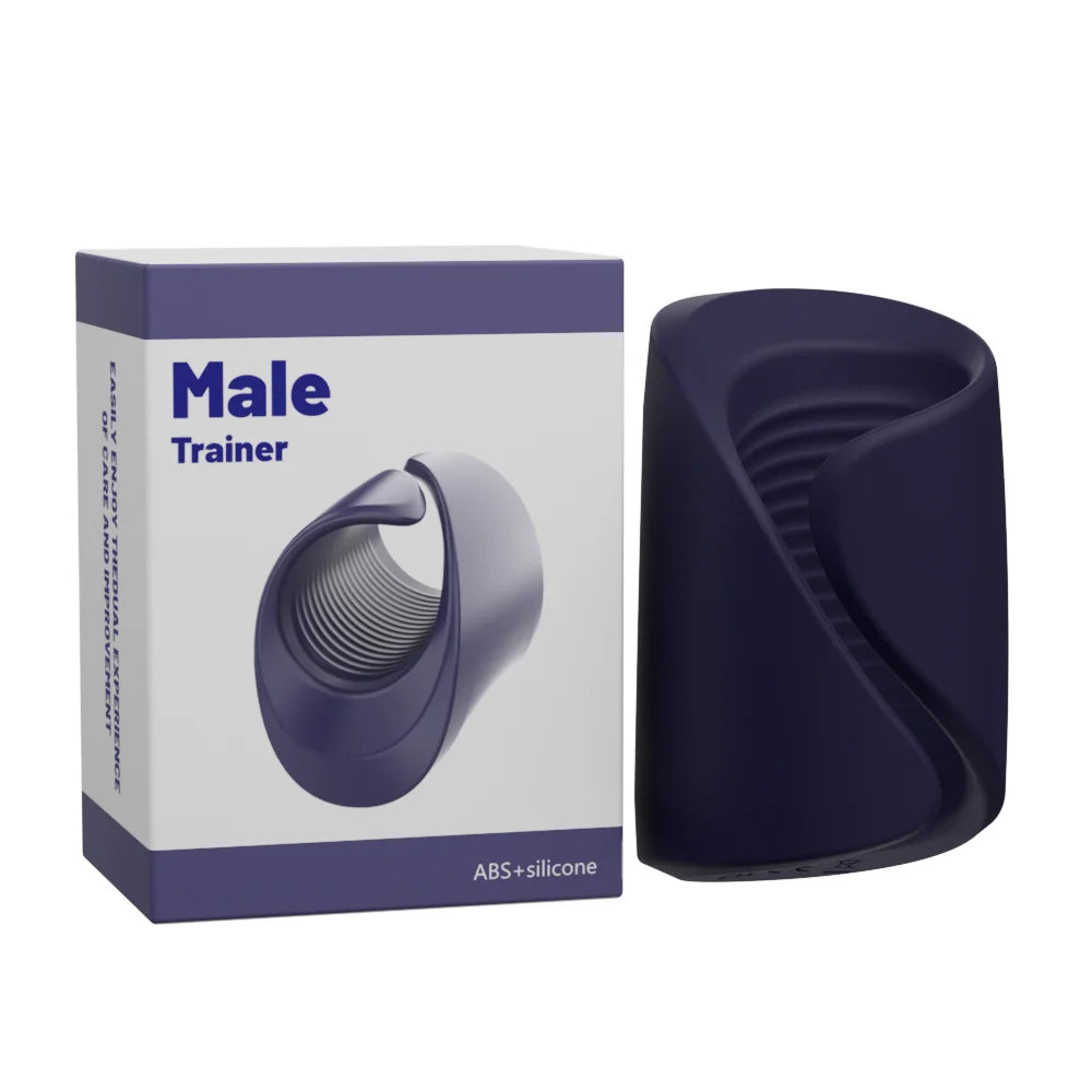 Amoura Male Masturbator, Vibrating Stroker, 10-Mode Vibration, ABS Silicone – vibrating stroker