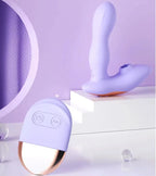 Amoura Clitoral Wearable Vibrator, Suction & Vibrating, Women's, Remote Control, Silicone, Waterproof – hands-free clitoral vibrator