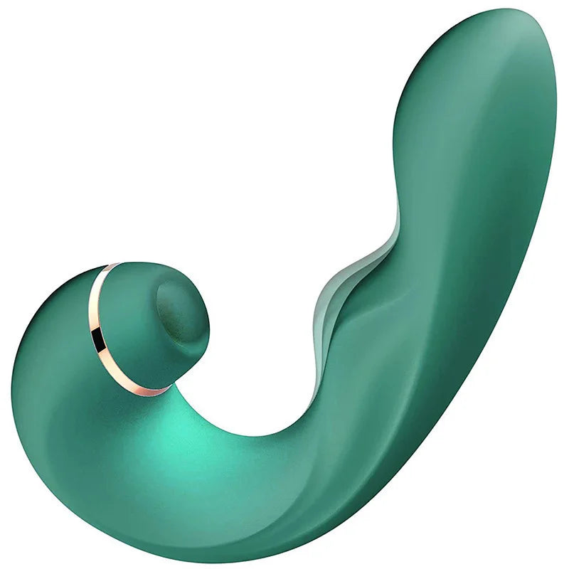 Amoura G-Spot & Clitoral Wand Vibrator, Sucking & Vibrating & Patting, Women's, Silicone – G-spot vibrator