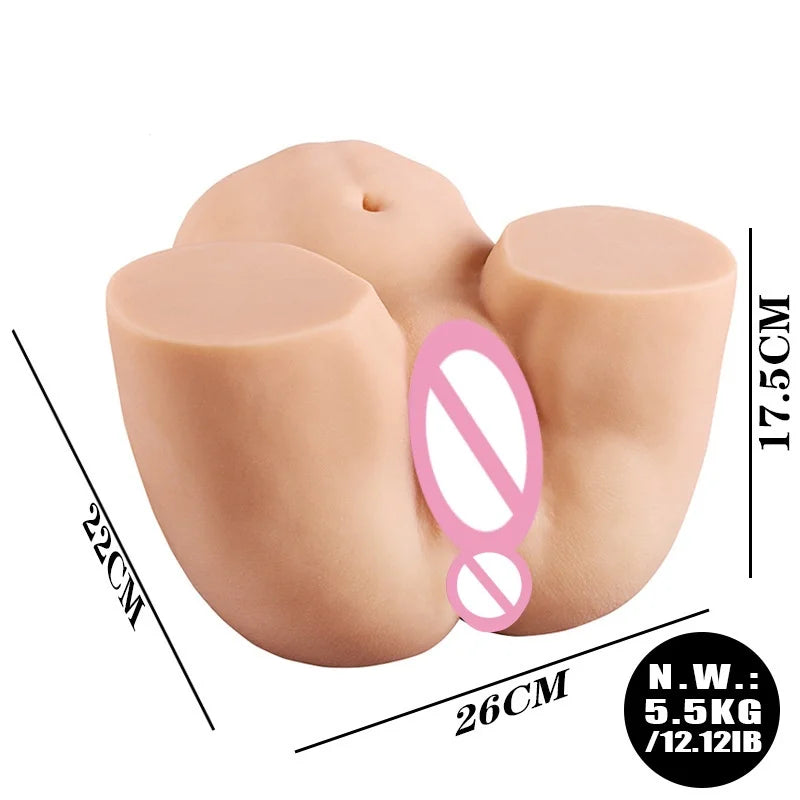 Amoura Anal Masturbator, Realistic Buttocks, TPE, Waterproof – realistic masturbator