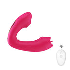 Amoura Clitoral & G-Spot Wearable Vibrator, Personal Massager, Vibrating & Suction, Women's, Remote Control, Medical-Grade Silicone, Waterproof – waterproof wearable toy