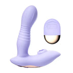 Amoura Clitoral Wearable Vibrator, Suction & Vibrating, Women's, Remote Control, Silicone, Waterproof – couples vibrator