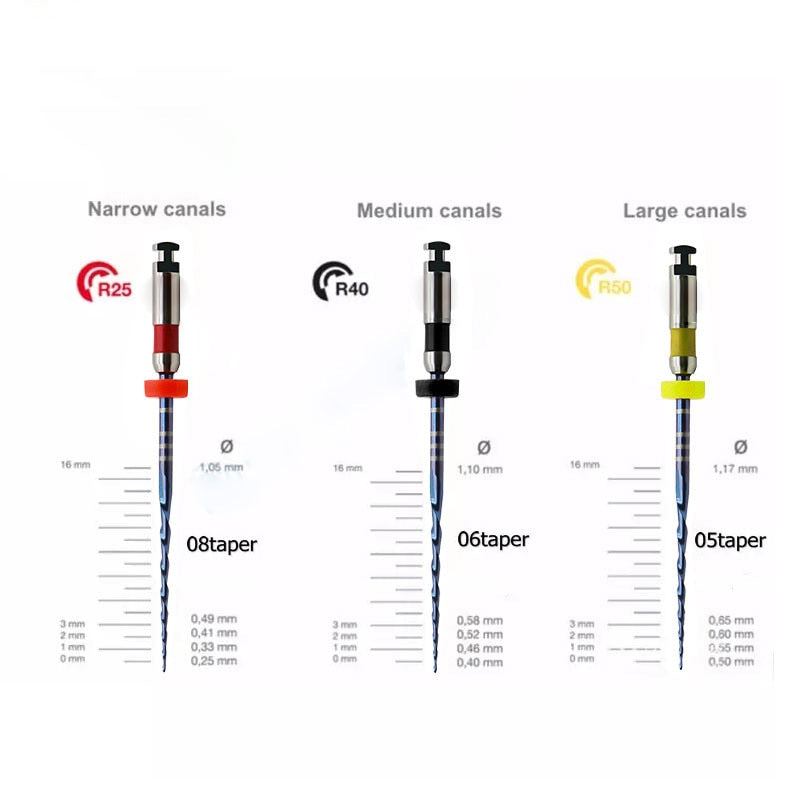 Dental Reciprocating Blue Heat Files R25 25mm Reciprocation Endo NITI File Dental Only One Files Dentistry Endodontic Instrument